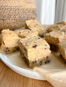 No-Bake Cookie Dough Freezer Squares - Upbeet & Kaleing It