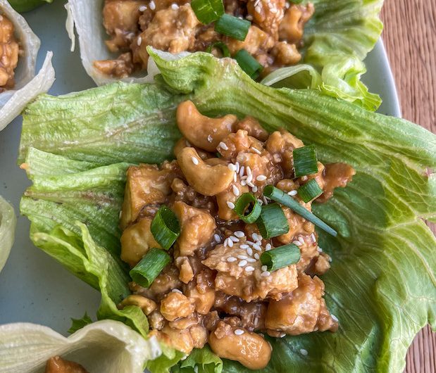 Plant-Based Pf Chang's Inspired Lettuce Wraps