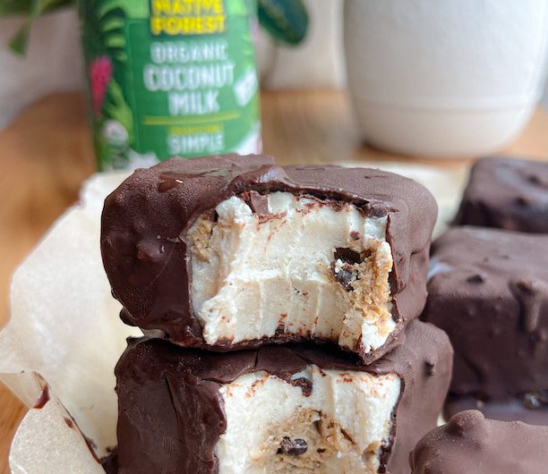 Dairy Free Klondike-Inspired Cookie Dough Bars