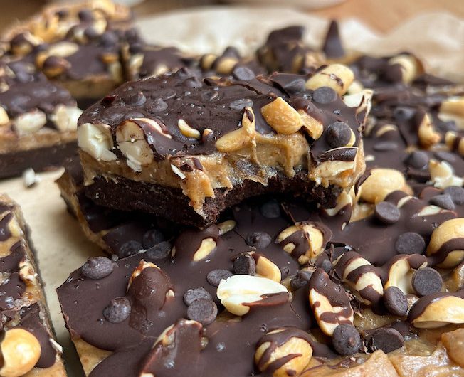 Deliciously Decadent Date Caramel Brownie Bark