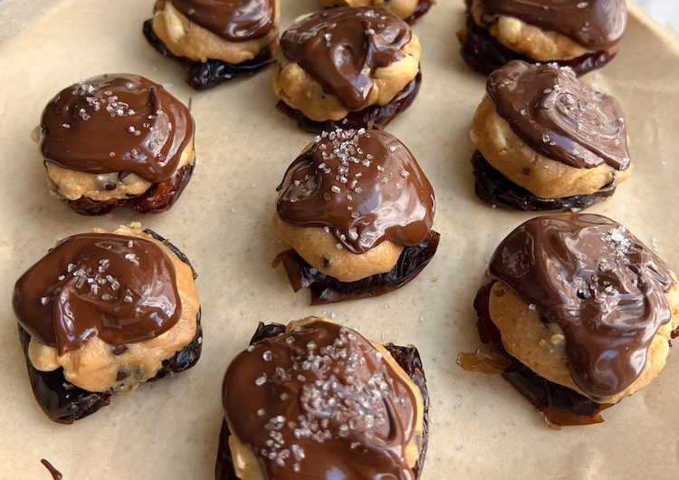 Five Minute Peanut Butter Cookie Dough Date Bites