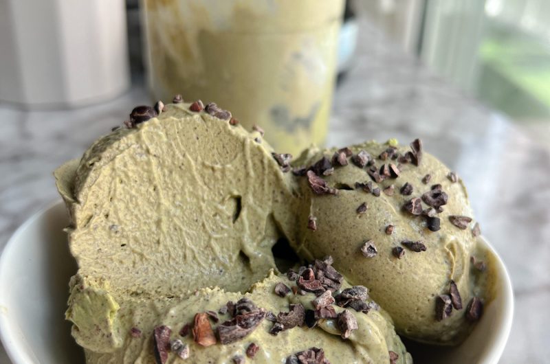Plant-Based Protein Mint Cacao Chip Ice Cream