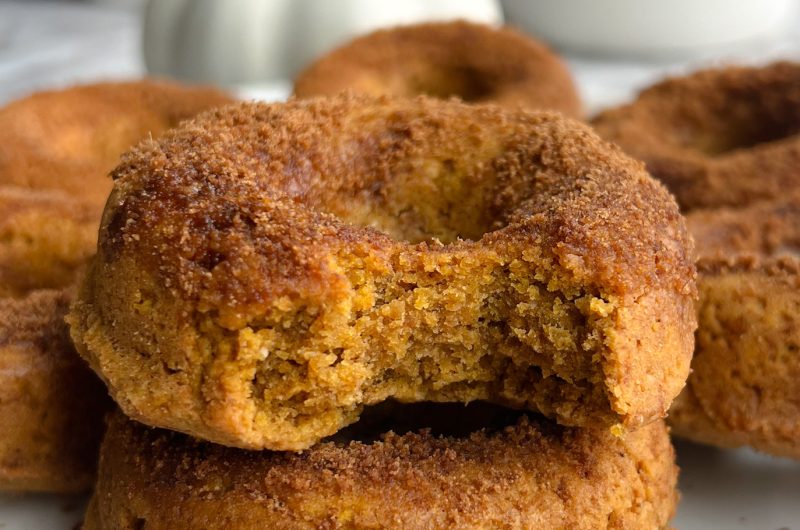 Gluten-Free Pumpkin Spice & Everything Nice Plant-Based Donuts