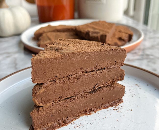 No Bake Chocolate Caramel Apple Torte