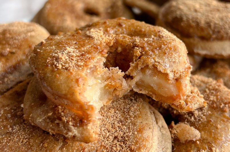 Healthy Vegan and Gluten-Free Fluffy Apple Rings