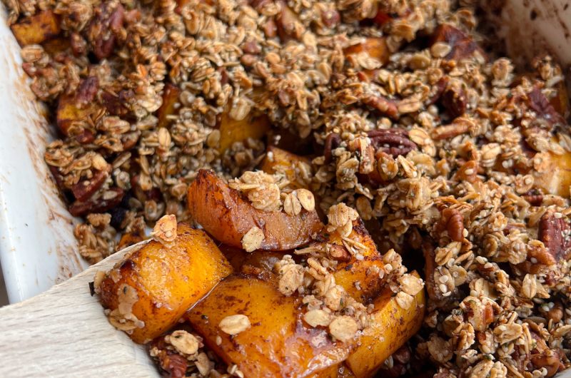 Warming and Nutrient-Dense Butternut Squash Granola Bake