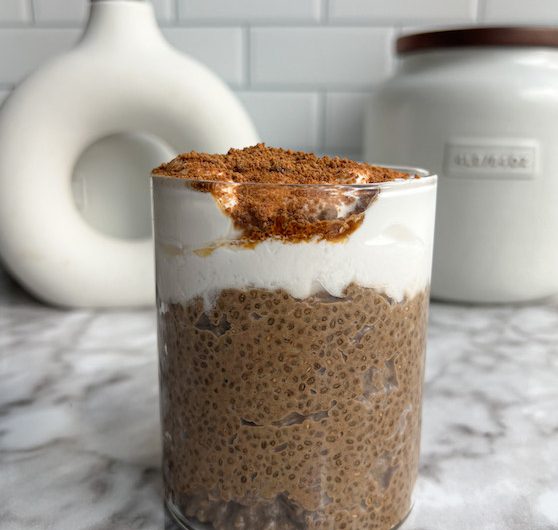 Easy Dairy Free Gingerbread Chia Pudding