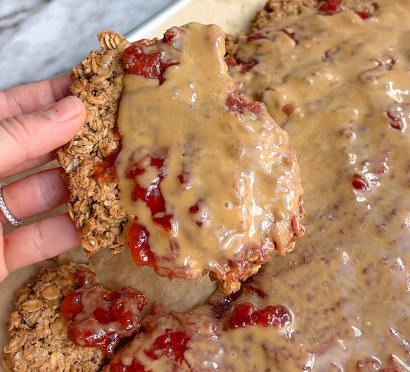 Homemade Peanut Butter and Jelly Protein Granola