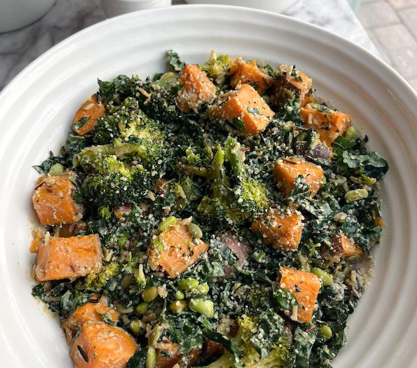 Nutrient-Dense Wild Rice & Sweet Potato Salad (Plant-Based & Meal-Prep Friendly)