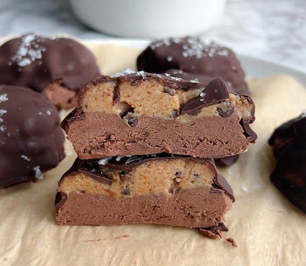Protein Cookie Dough Chocolate Yogurt Cookies (No Bake + Plant Based!)