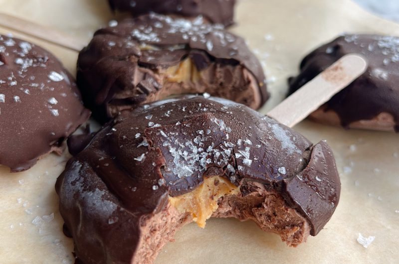 Meal Prep Chocolate Peanut Butter Protein Pops