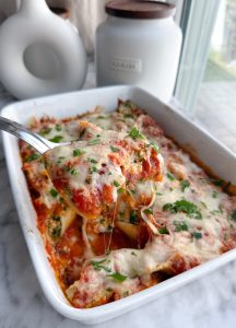 Cozy High Protein Stuffed Shells (Vegetarian + Meal Prep Friendly