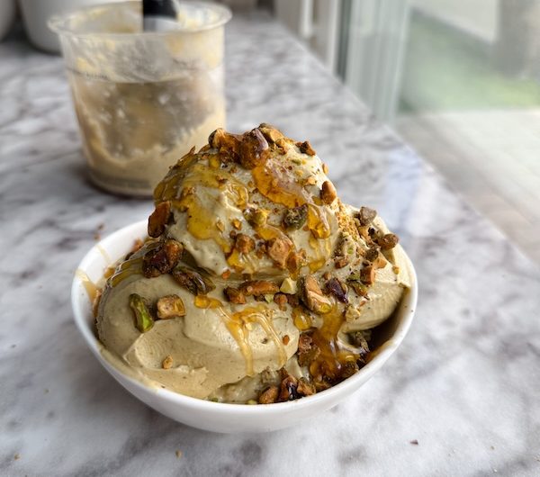 Healthy Avocado Pistachio Protein Ice Cream (Ultra Creamy & Easy!)