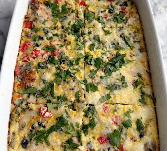 Healthy Breakfast Meal Prep: Smashed Potato High-Protein Egg Bake