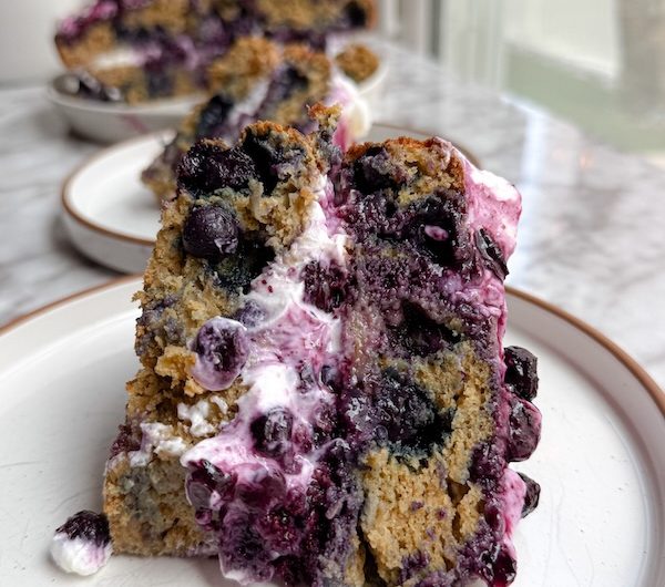Sunny Lemon Blueberry Banana Cake