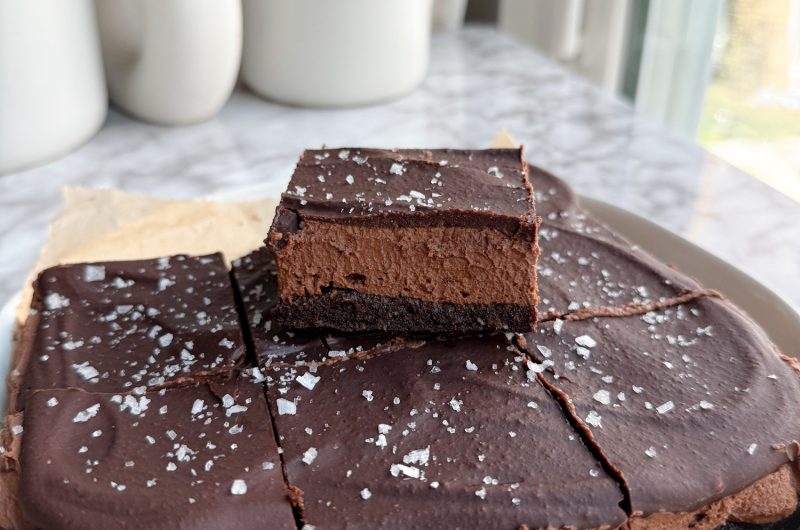 Vegan Triple Chocolate Sweet Potato Date Bars