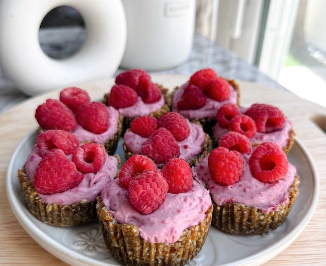 Hormone-Loving Raspberry Cheesecake Cups
