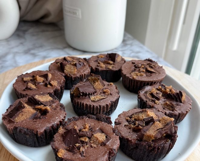 Obsession Worthy Chocolate Almond Butter Freezer Cups