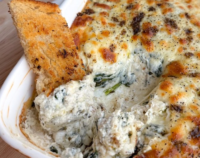 Greek Girl Spanakopita Dip