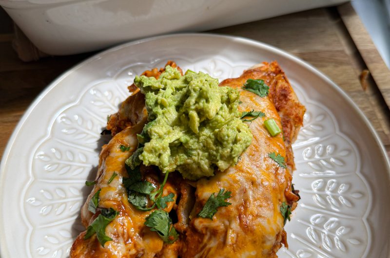The Best Gluten-Free Weeknight Enchiladas (Vegetarian