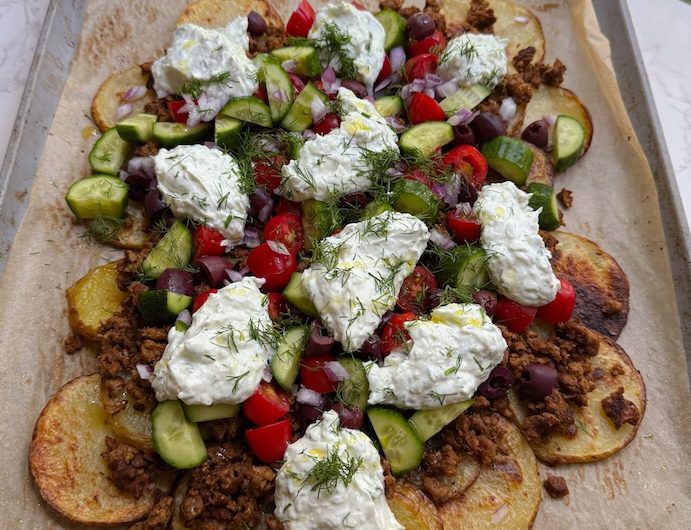 Delicious Greek-Style Loaded Potatoes