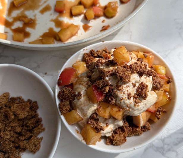 The Best Apple Pie Protein Ice Cream