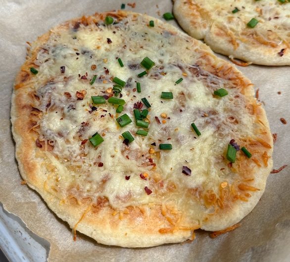 Cheesy Gluten-Free Cottage Cheese Flatbread