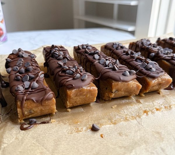 No Bake Cookie Dough Twix Bars