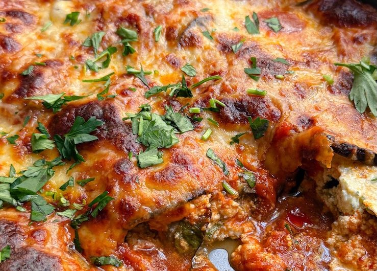 Lightened Up Eggplant Rollatini