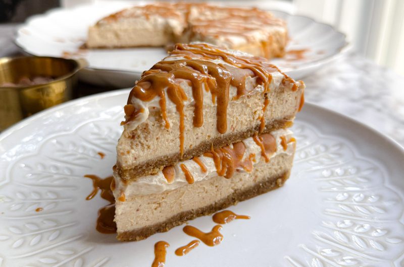 Healthy Peanut Butter Delight Protein Cheesecake